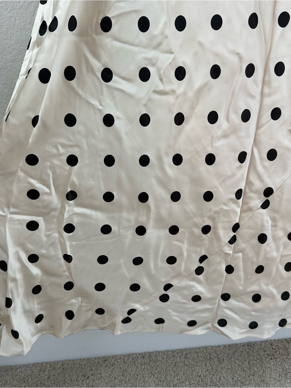 REFORMATION Parma Sundae Dot Maxi Silk SZ L - Picture 4 of 7